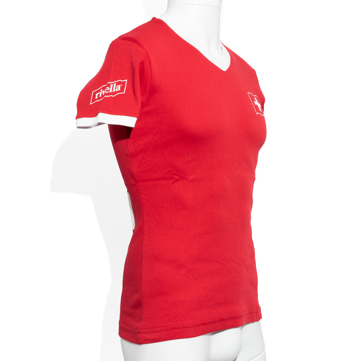 Rivella Limonade T-Shirt Freizeitshirt Jim Bob Men V-Ausschnitt Gr. M – Ansicht 2
