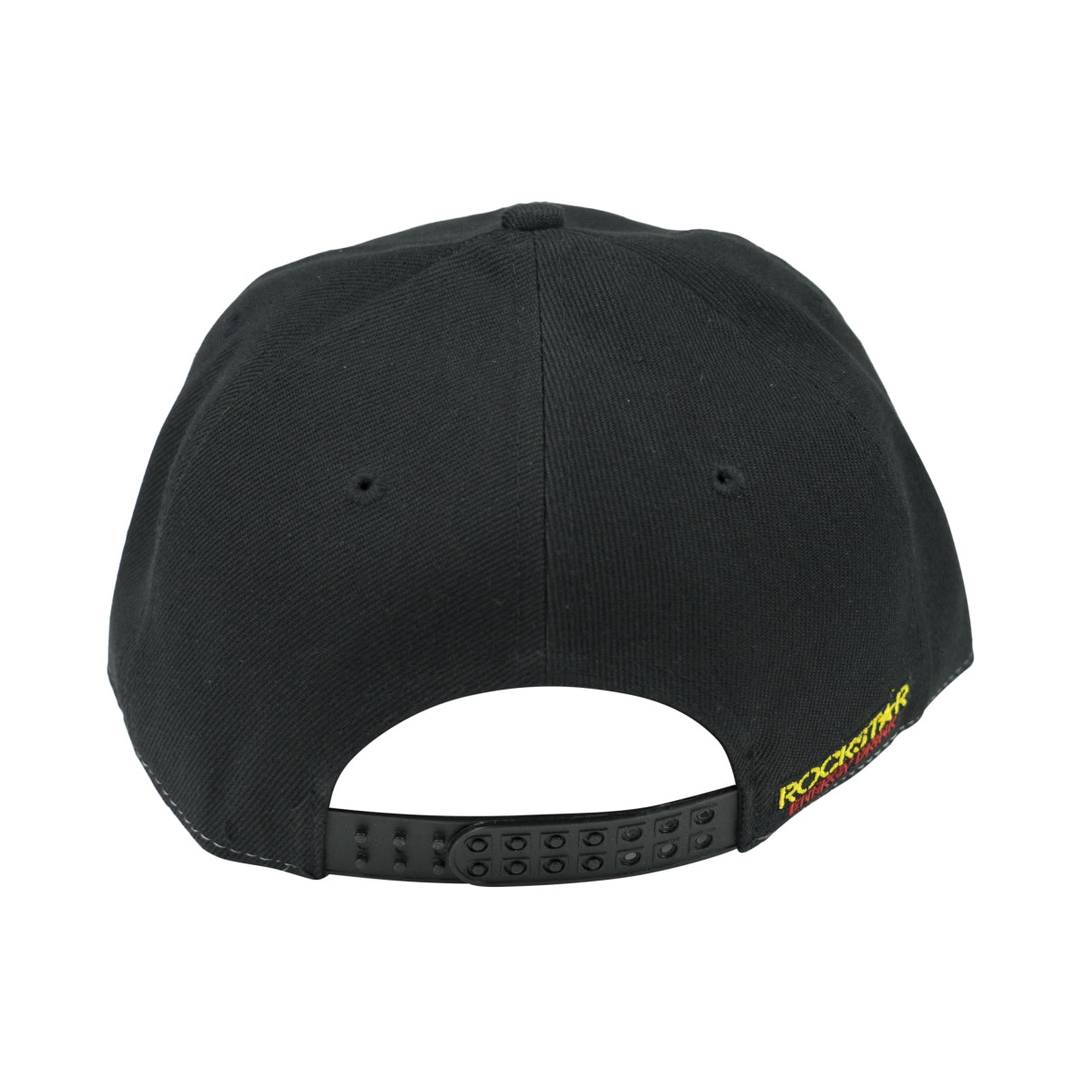 Rockstar Energy Cap Snap Back Kappe Schwarz Unisex Größenverstellbar Mütze BMX – Ansicht 3