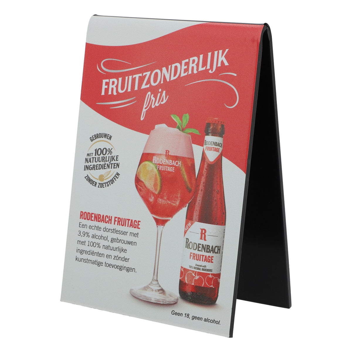 Rodenbach Bier Acryl Tischaufsteller Kartenhalter Preistafel 4,5x8,5x12 cm – Ansicht 2