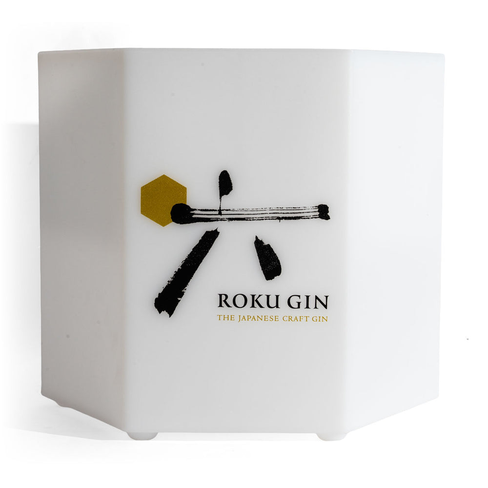 Roku Gin Kühler Luminated LED Cooler Flaschenkühler Eiswürfelbehälter Ice Bowl