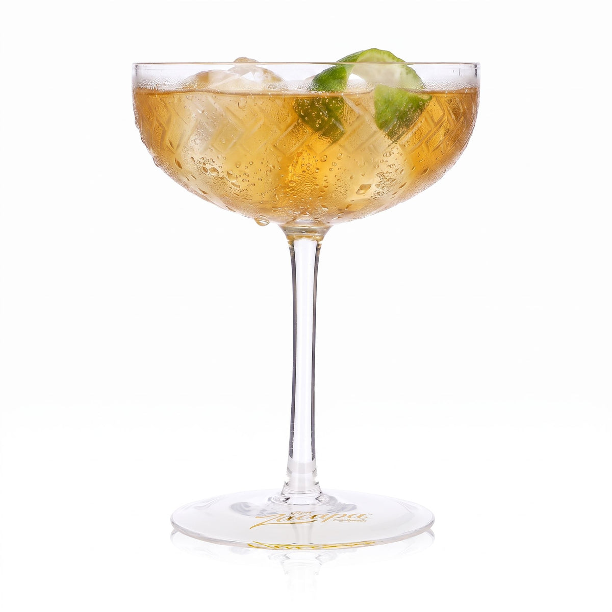 Ron Zacapa Rum Glas 0,28l Kelch Designglas Gelbes Logo