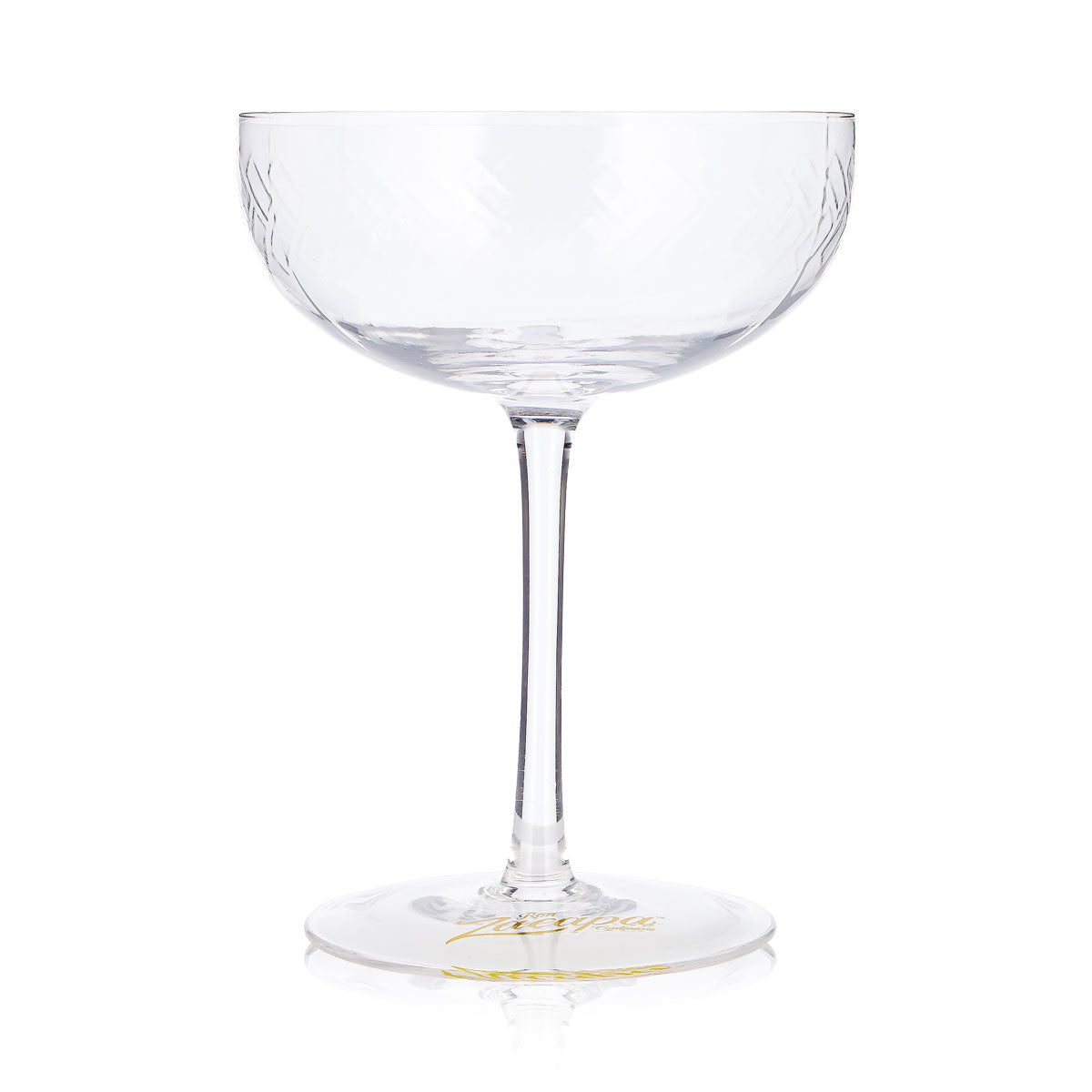 Ron Zacapa Rum Glas 0,28l Kelch Designglas Gelbes Logo – Ansicht 2