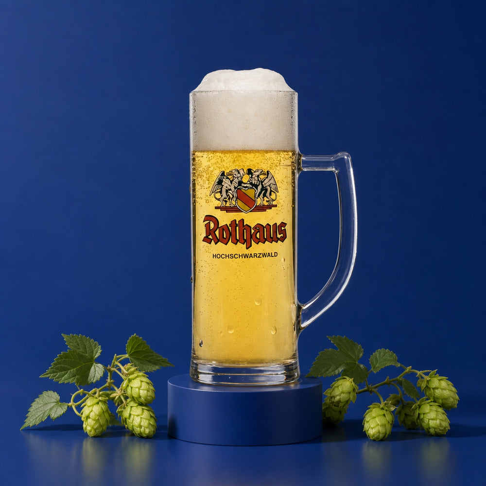 Rothaus Bier Glas 0,5l Krug Badner Seidel Gläser Brauerei Pils Zäpfle Gastro