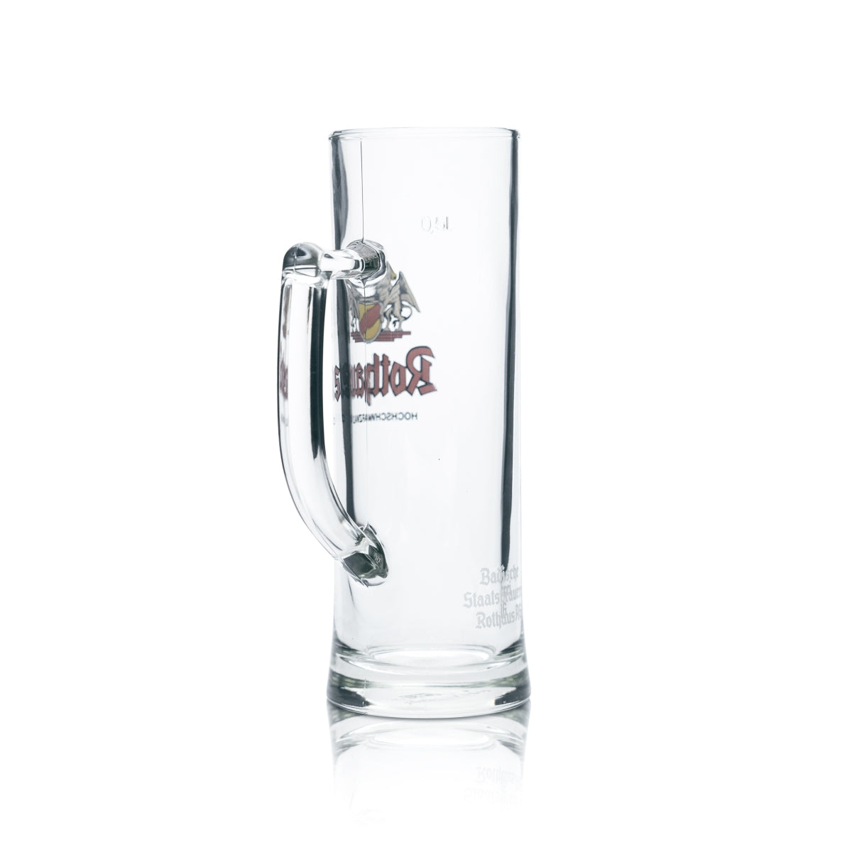 Rothaus Bier Glas 0,5l Krug Badner Seidel Gläser Brauerei Pils Zäpfle Gastro – Ansicht 6