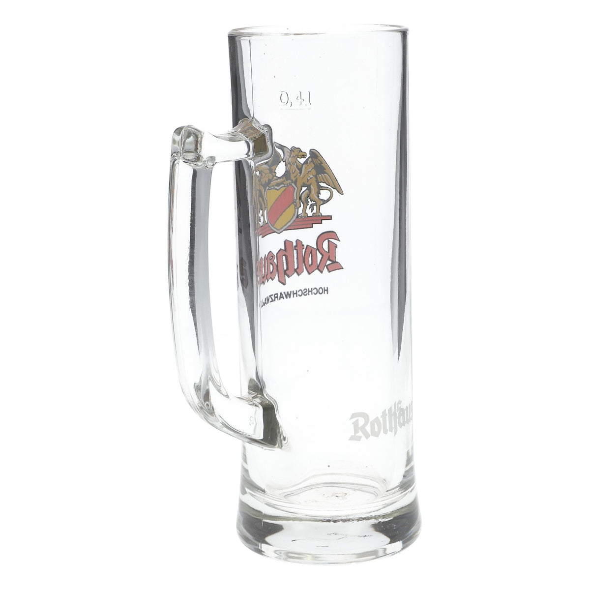 Rothaus Bierkrug Glas 0,4l Humpen Seidel Tannenzäpfle Pils Gläser Set Brauerei – Ansicht 2