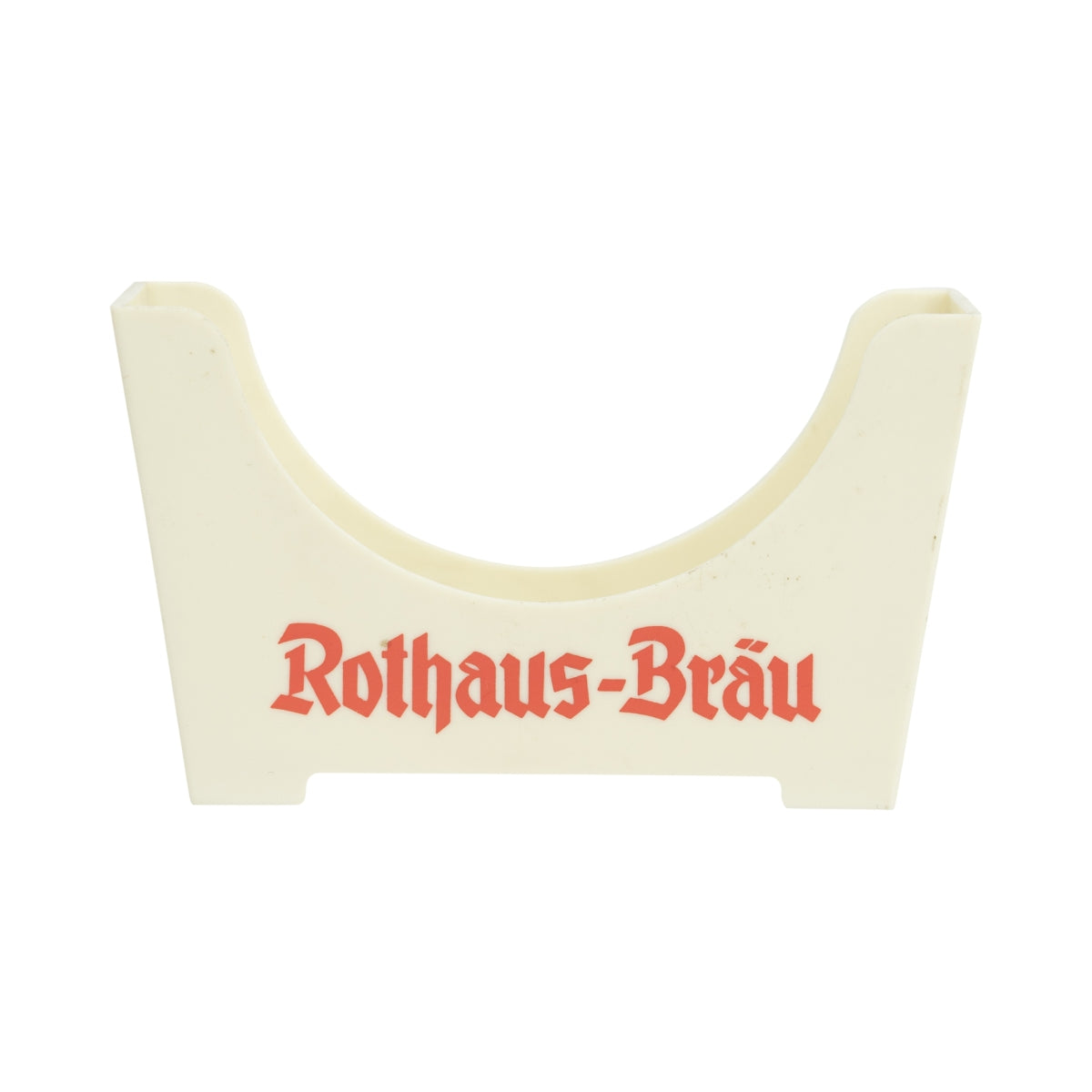 Rothaus Bräu Bier Bierdeckel Ständer 12x7cm Halter Untersetzer Gläser beige Beer