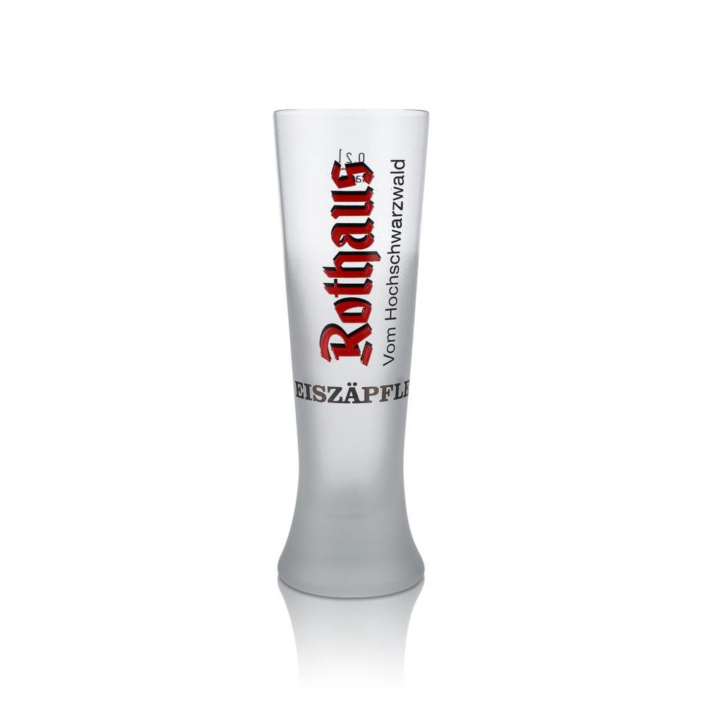 Rothaus Eiszäpfle Glas 0,2l Pokalglas Frosted Design Gläser Brauerei Baden
