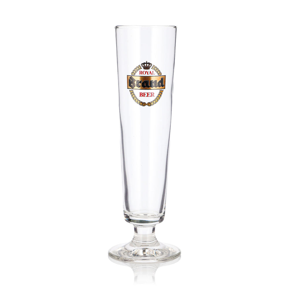 Royal Beer Bier Glas 0,25l Pokal goldenes Logo Brand