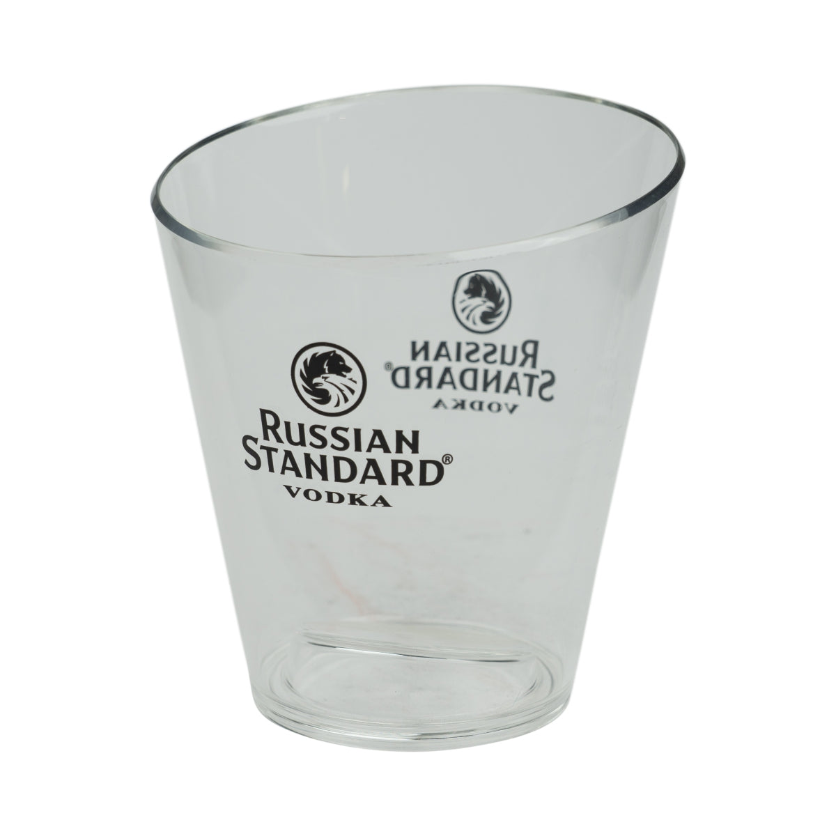 Russian Standard Vodka Eisbox Kühler Eis Box Bucket Bar Deko Transparent Ice Behälter