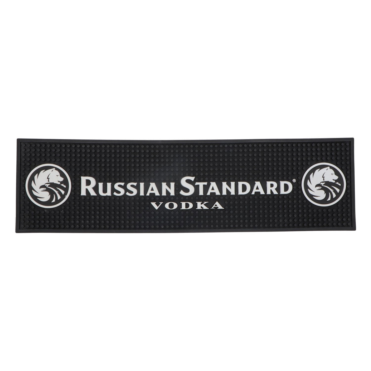 Russian Standard Vodka XL Barmatte Abtropfmatte Barzubehör schwarz weiß