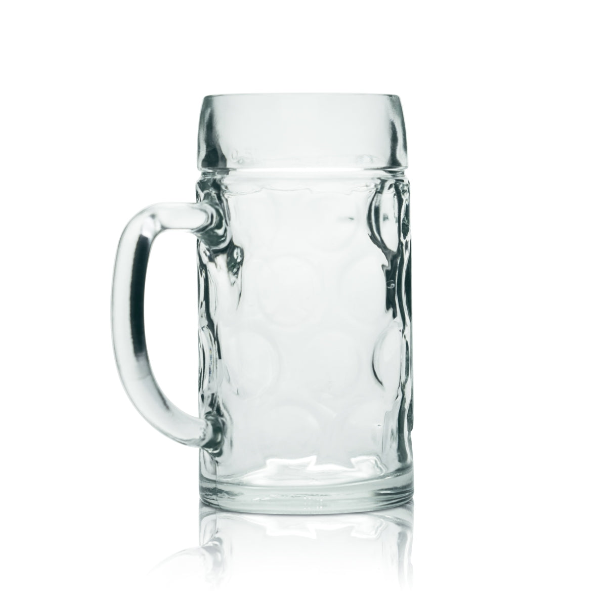 Sahm Glas 0,5l Bier Krug Relief Kontur Gläser Gastro Geeicht – Ansicht 2