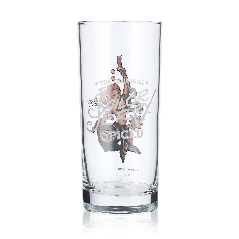 Sailor Jerry Rum Glas Cocktailglas 0,36l Becher/Longdrinkglas Meerjungfrau