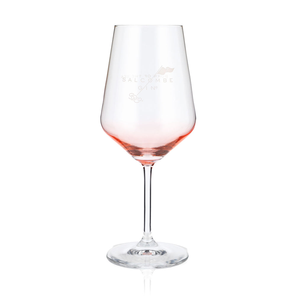 Salcombe Gin Gin Glas 0,52 Weinglas Aperitifglas Rosé-Tönung