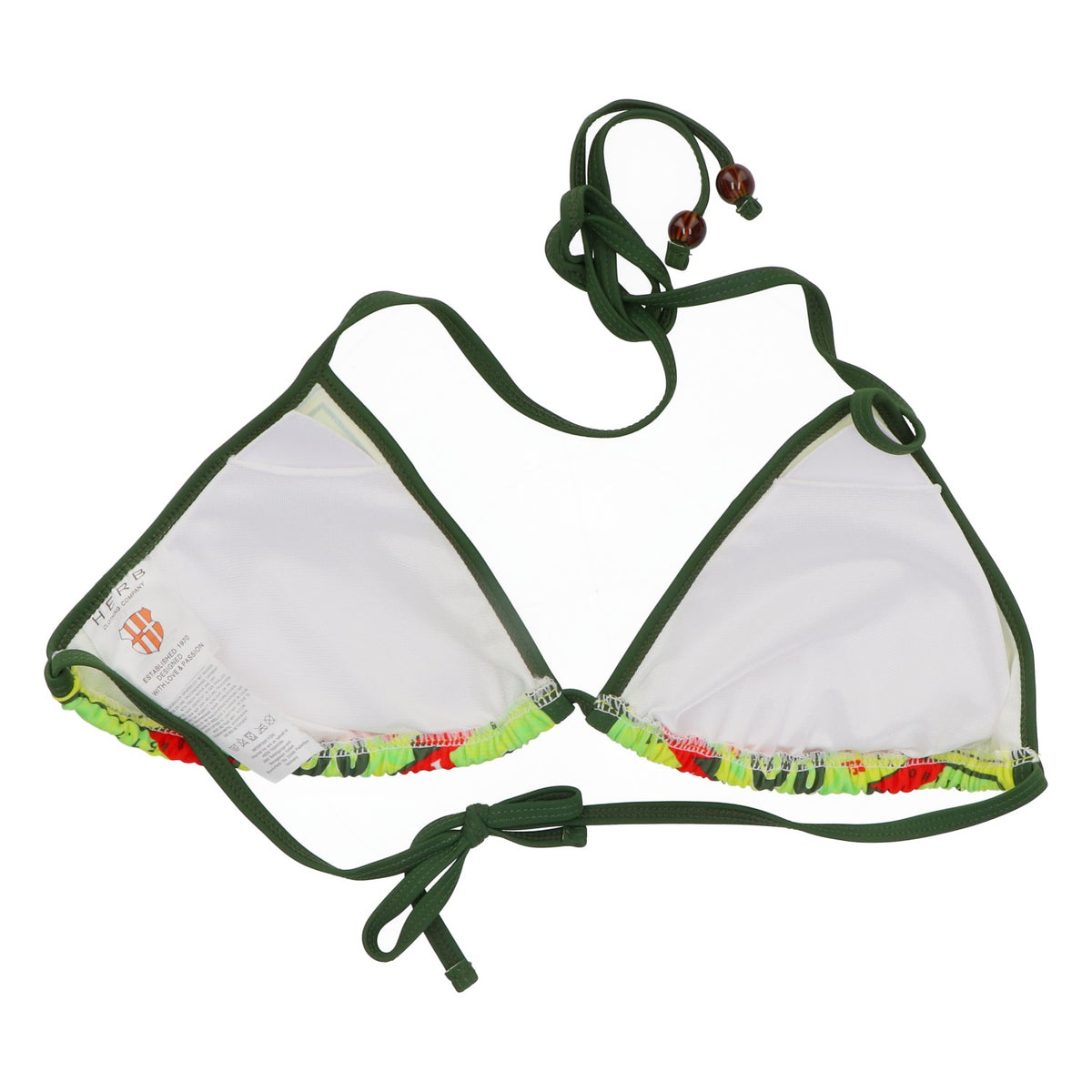 Salitos Bier Bikini Badebekleidung Strandbekleidung Damen Größe 36 grün/gelb – Ansicht 3