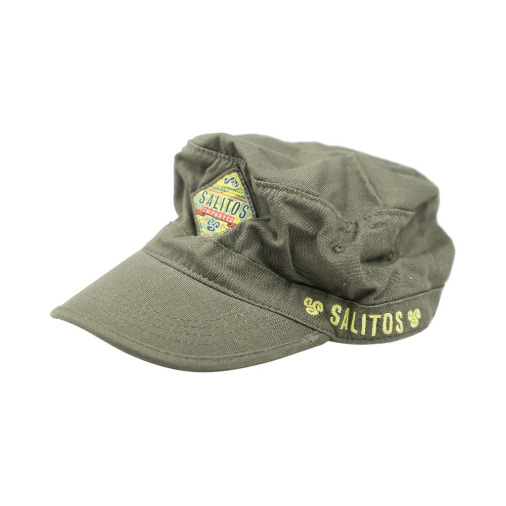 Salitos Bier Cap Mütze Militäry Olivgrün Hut Kappe Baseball Schildmütze Logo