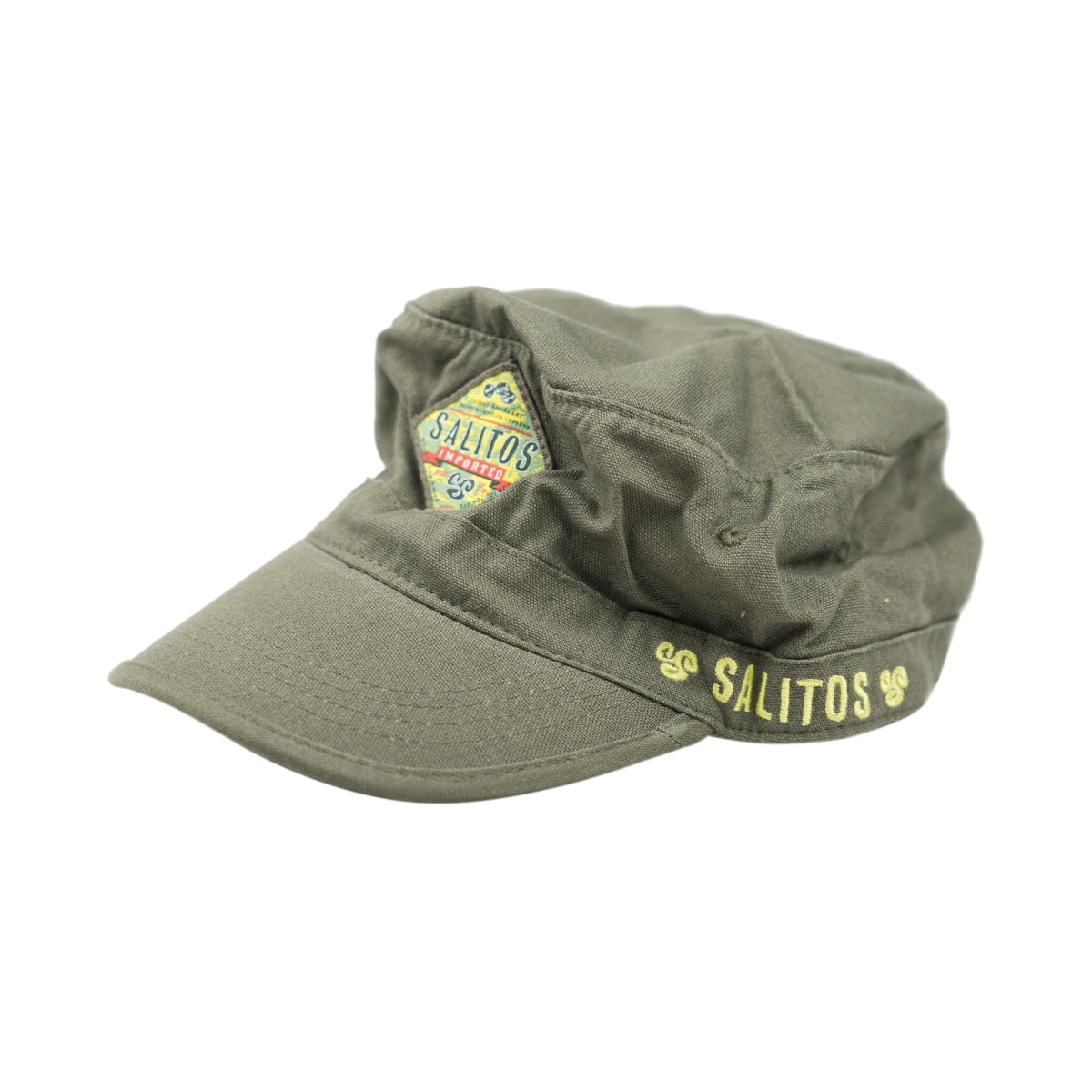 Salitos Bier Cap Mütze Militäry Olivgrün Hut Kappe Baseball Schildmütze Logo