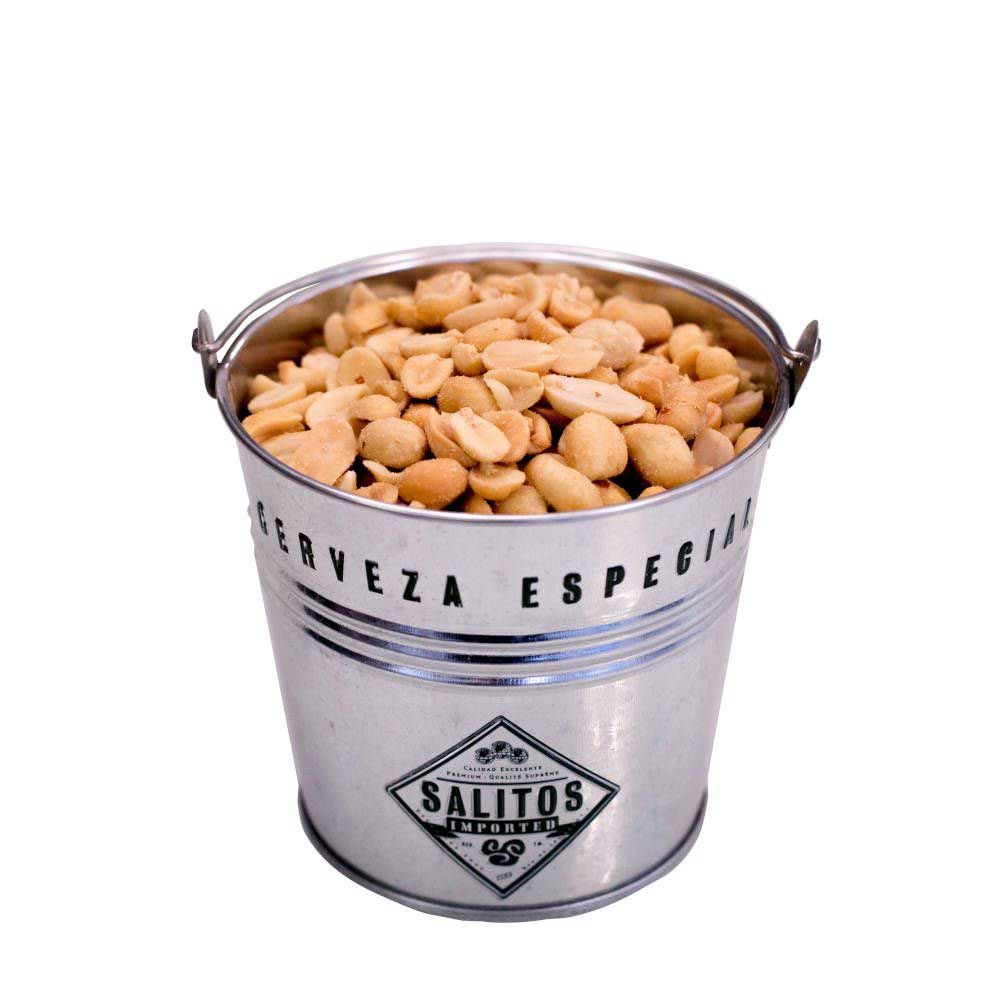 Salitos Bier Kühler Mini Eimer Blecheimer Eiskübel Bar Metall Dosen Ice Silber Schwarz