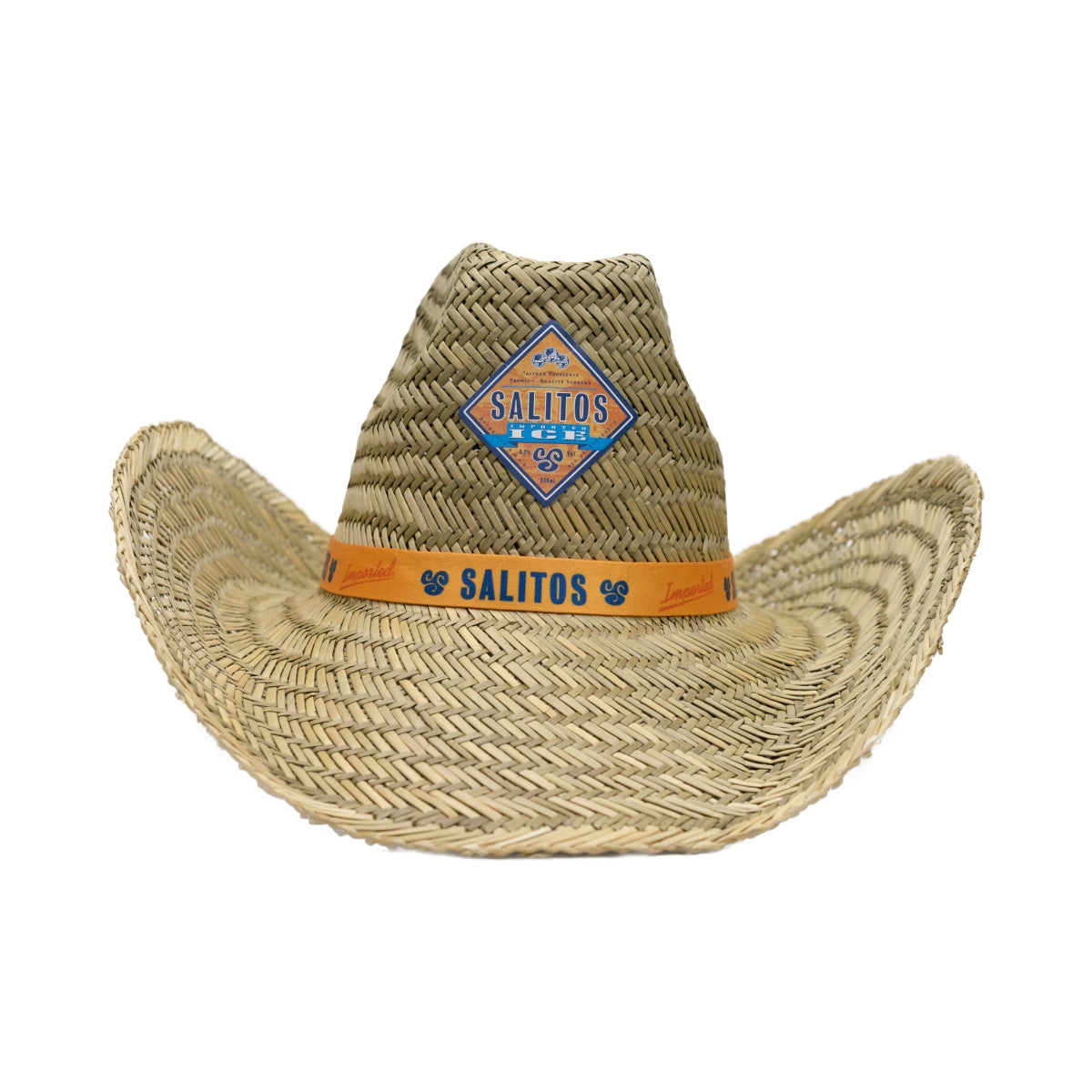 Salitos Bier Strohhut Orangenes Band Sommer Mütze Cowboy Schatten Beach Party – Ansicht 2