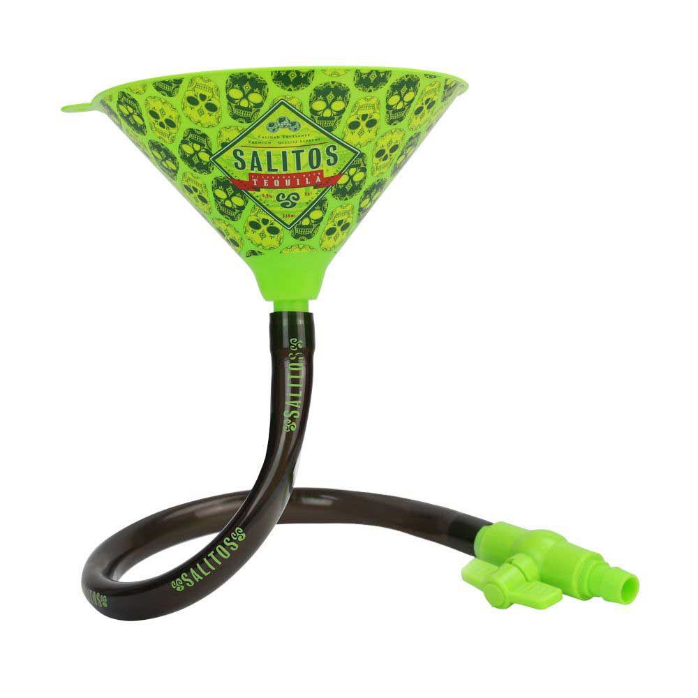 Salitos Bier Trichter Partytool Schlauch Ventil Saufen Bierbong Stürzer Rutsche