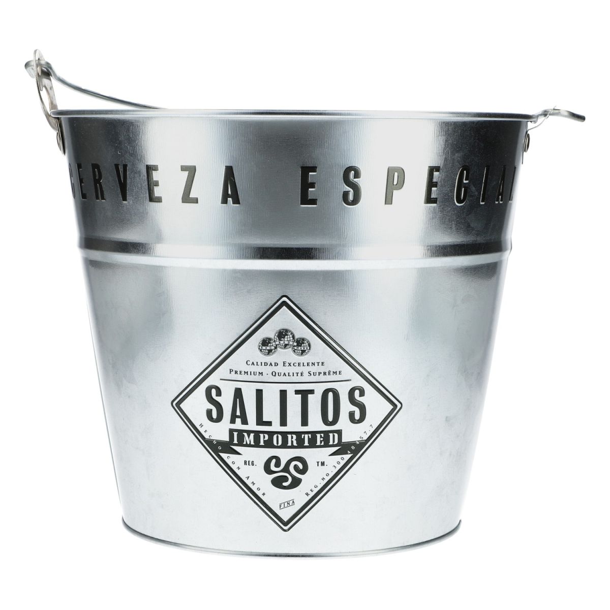 Salitos Bar Bundle Set II aus 6x Salrita Gläsern 100x Bierdeckel 1x Eiseimer – Ansicht 3