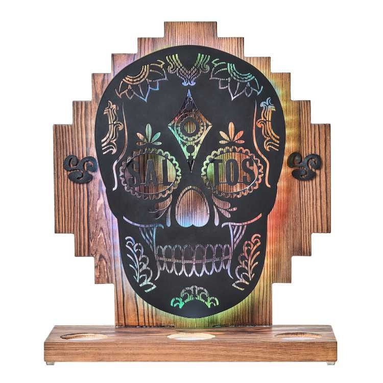 Salitos Flaschen Glorifier LED Skull Bottle Display Bar Party Club Bartool Deko – Ansicht 3
