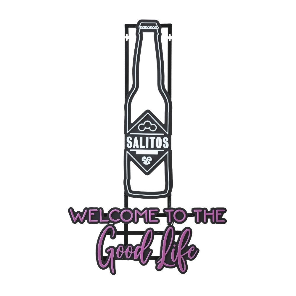 Salitos Leuchtreklame LED Sign Welcome To The Good Life Merchandise MBG Deko – Ansicht 2