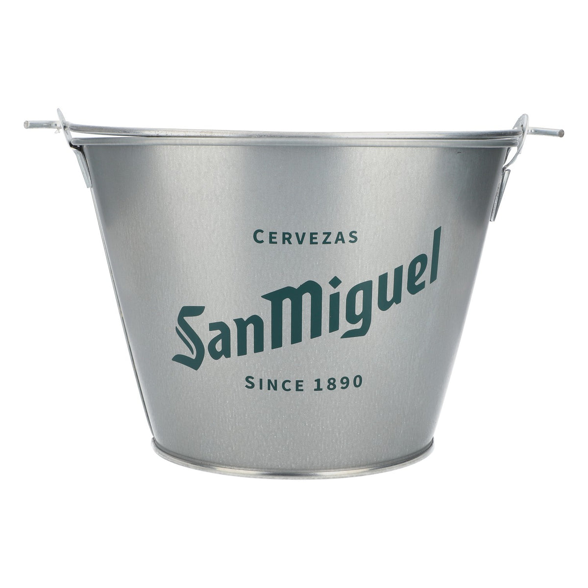 San Miguel Bier Eiseimer Flaschenkühler Eimer Icecube5l Grüner Schriftzug