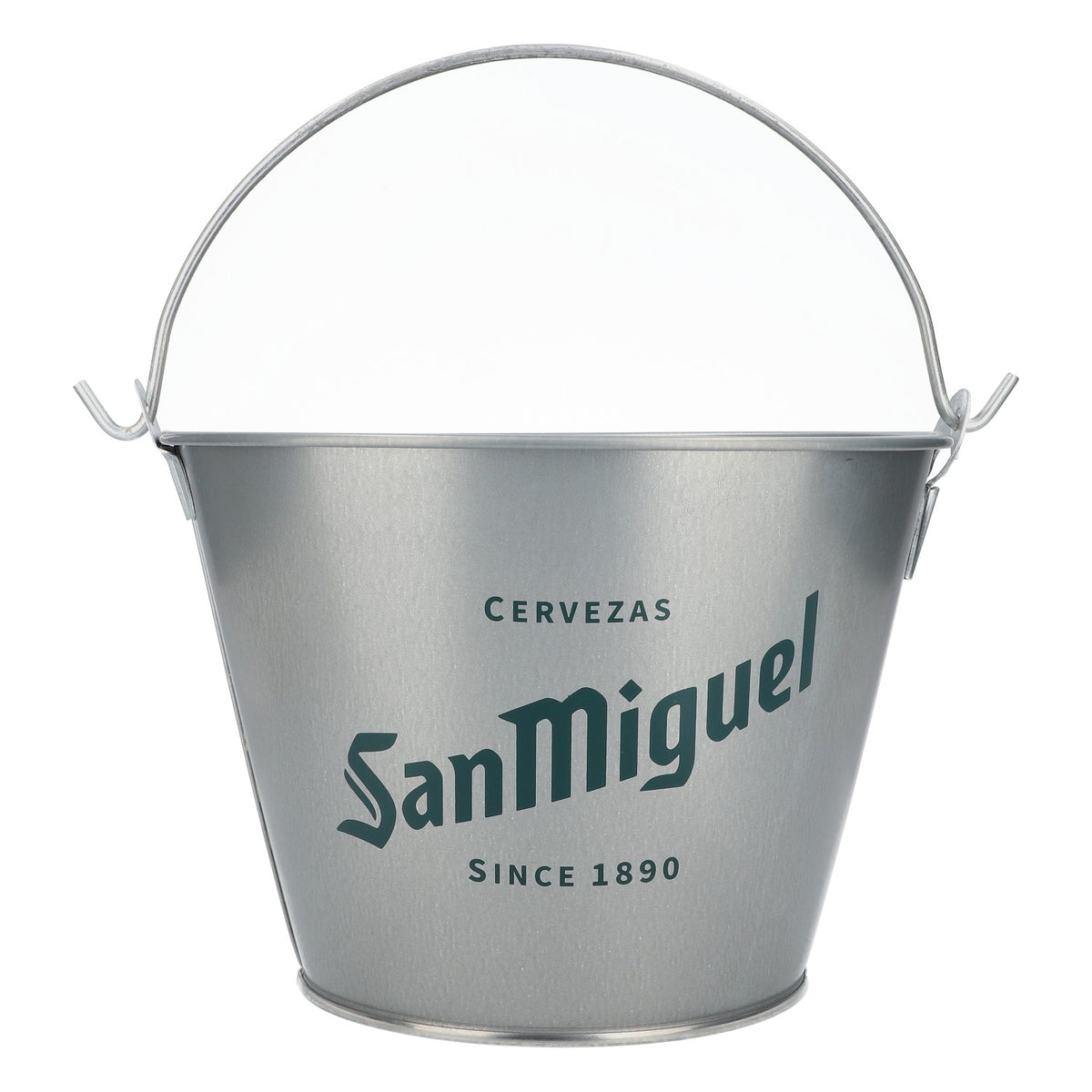 San Miguel Bier Eiseimer Flaschenkühler Eimer Icecube5l Grüner Schriftzug – Ansicht 2