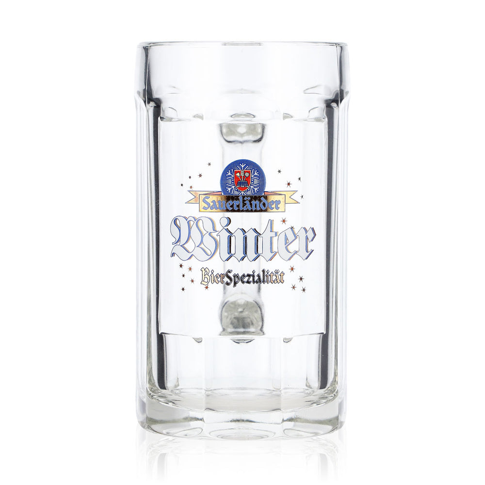 Sauerländer Winter Bier Glas Gläser 0,2l Krug Staufeneckseidel