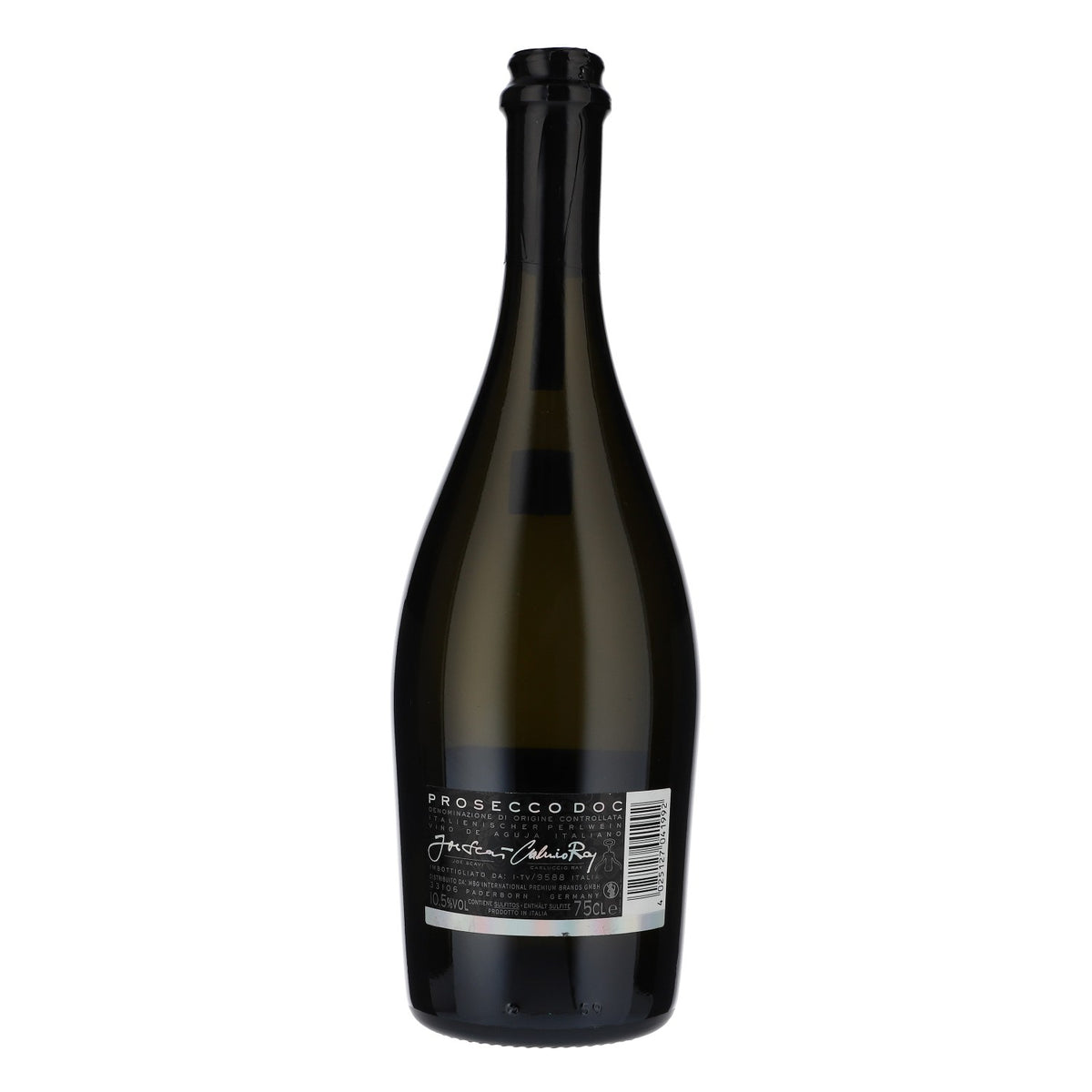 Scavi & Ray LEERE Prosecco Showflasche Dekoflasche Showbottle schwarz 0,75l – Ansicht 4