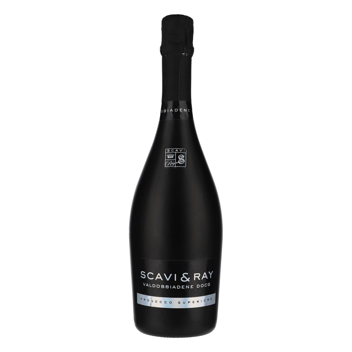 Scavi & Ray LEERE Prosecco Showflasche Dekoflasche Showbottle 0,75l Schwarz matt