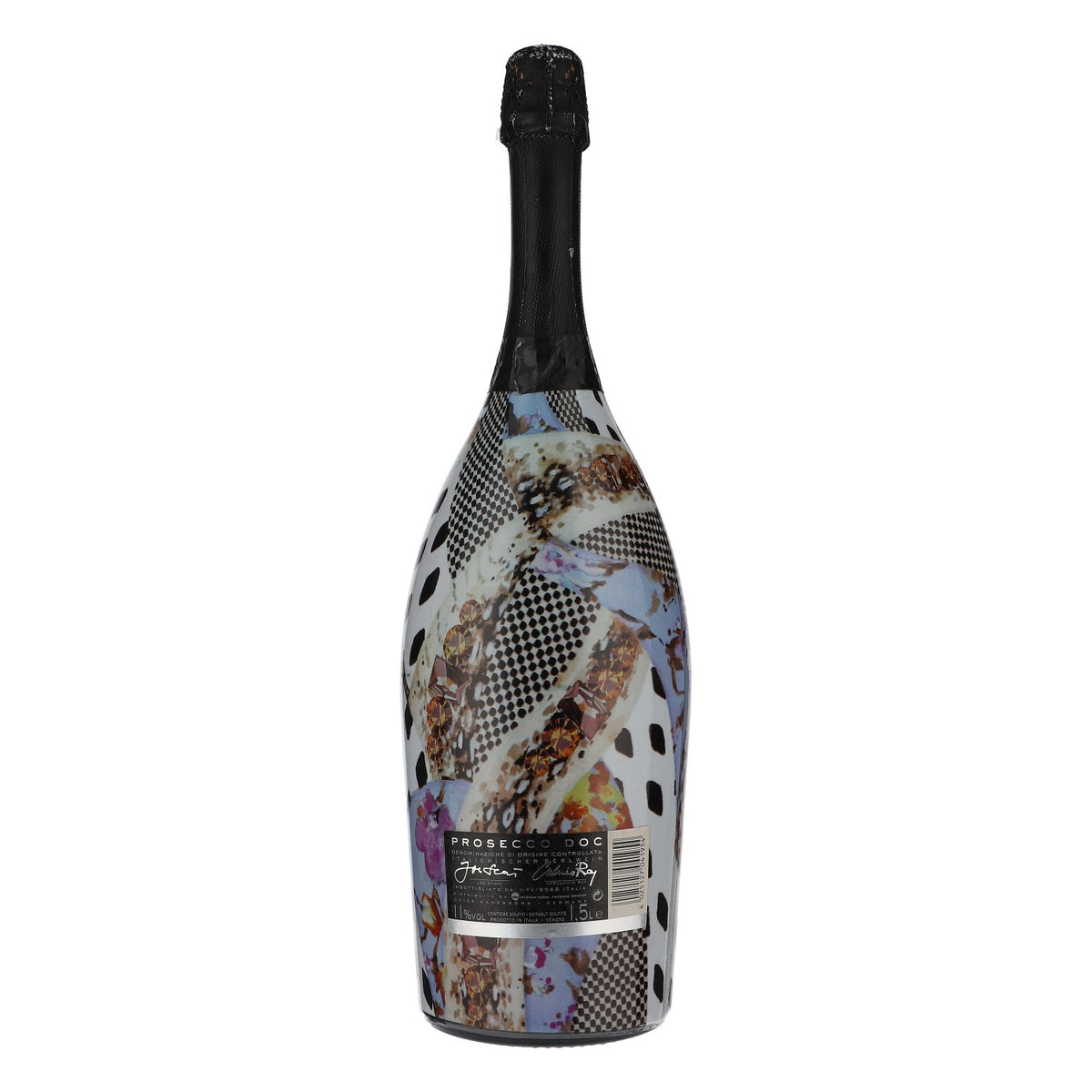 Scavi & Ray LEERE Prosecco Showflasche Dekoflasche Showbottle 1,5l schwarz – Ansicht 4