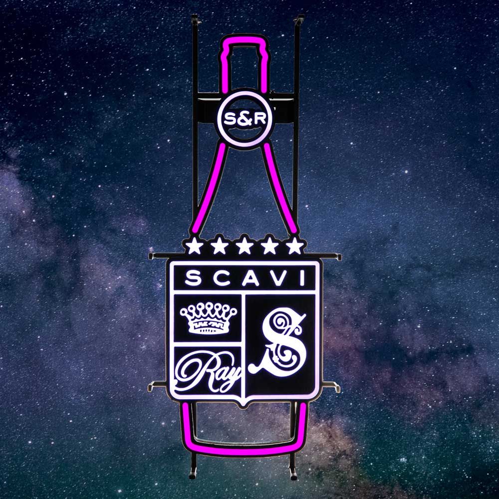 Scavi & Ray Leuchtreklame LED Neon Sign Schild Bottle Indoor Dimmbar Display