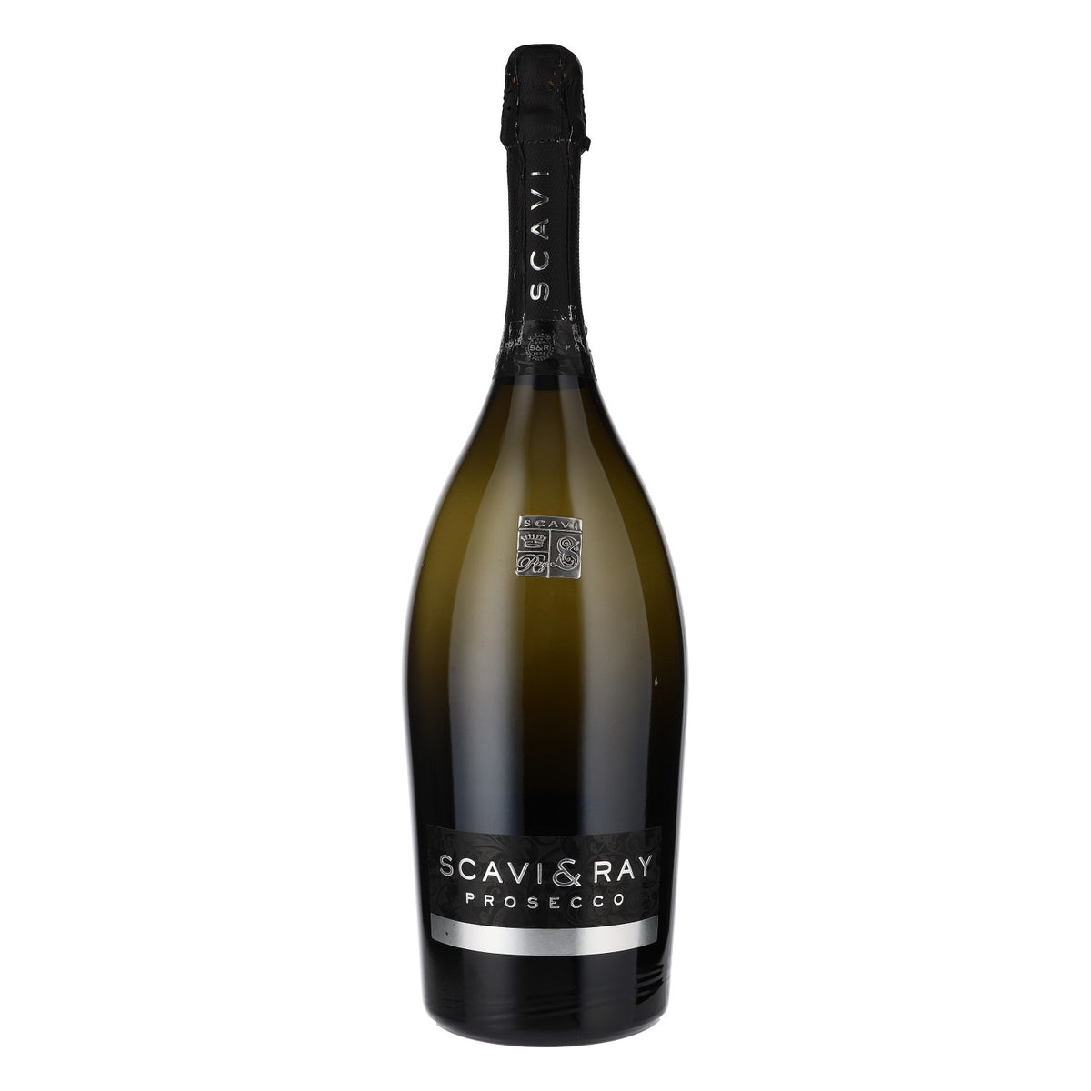 Scavi & Ray Prosecco Show Echtglas Flasche Dekoflasche Showbottle 1,5l Mit Holzbox – Ansicht 5