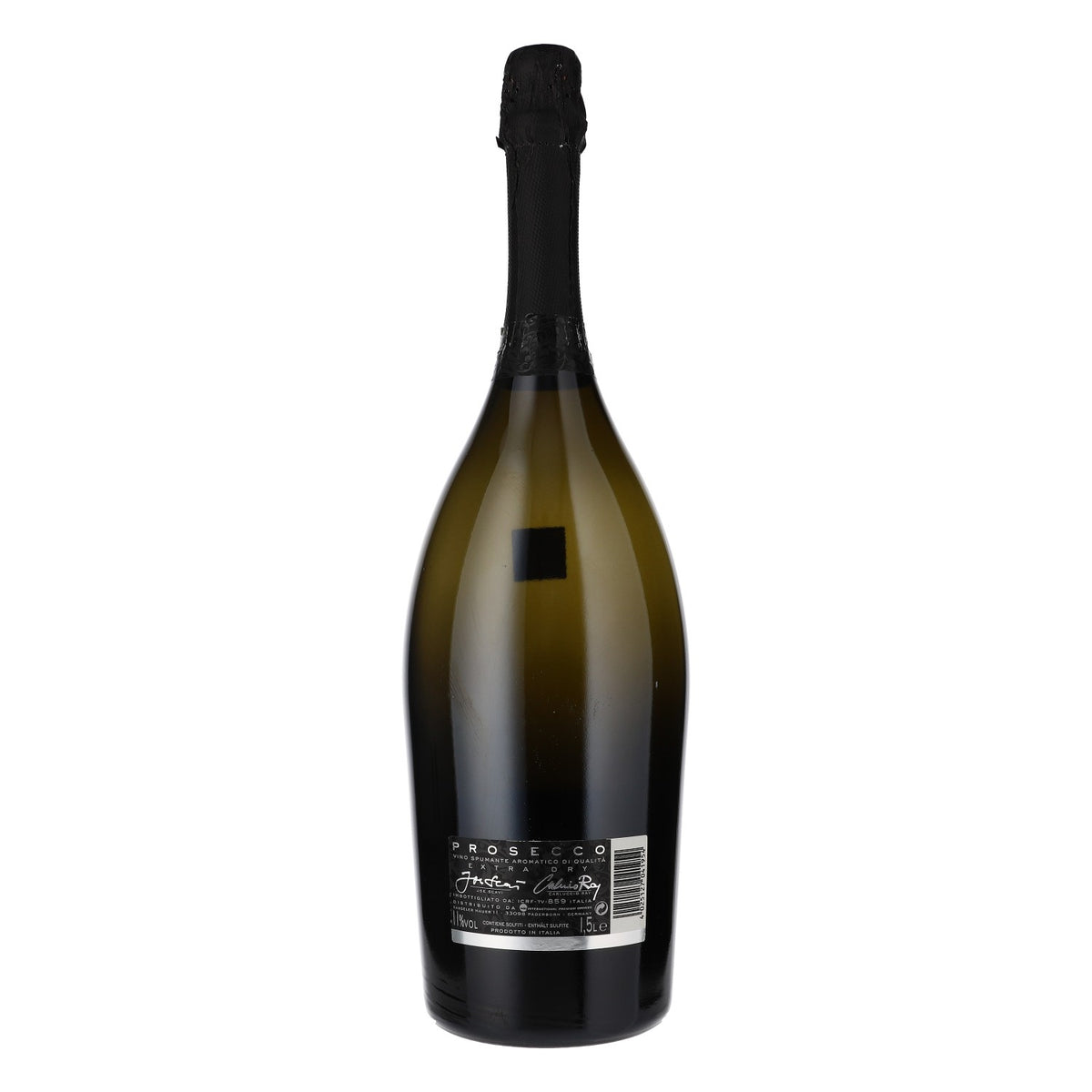 Scavi & Ray Prosecco Show Echtglas Flasche Dekoflasche Showbottle 1,5l Mit Holzbox – Ansicht 6