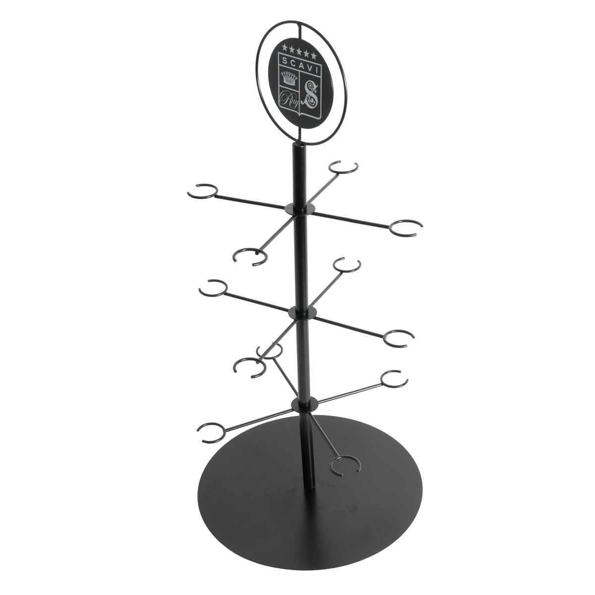 Scavi & Ray Sekt Gläserbaum Schwarz 12 Gläser Halter Serving Tree – Ansicht 7