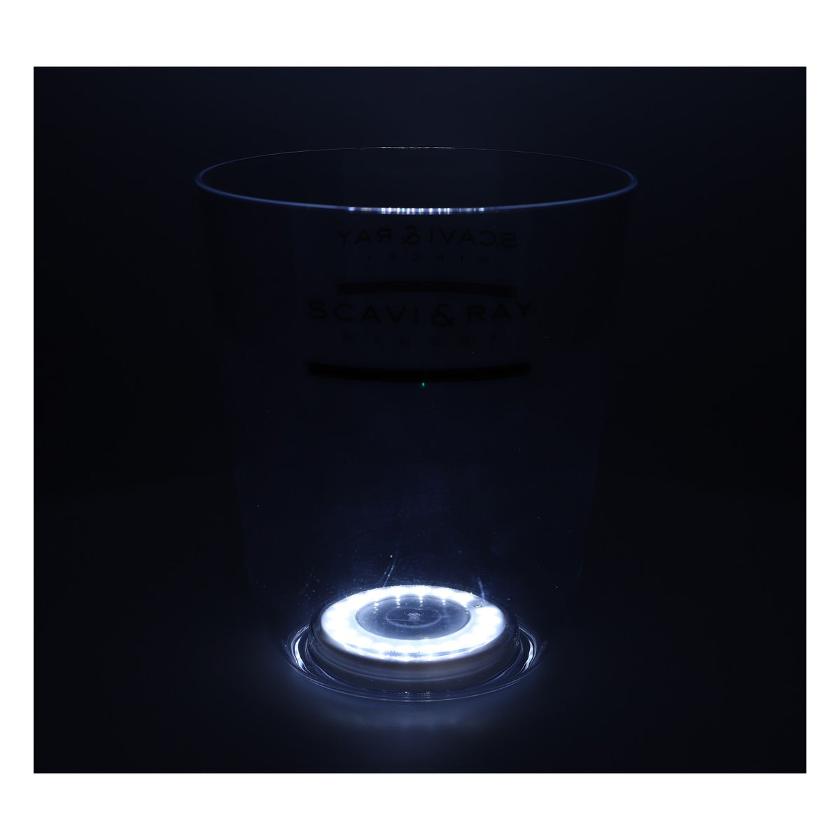 Scavi & Ray Sekt Kühler Flaschenkühler Eiswürfelbehälter Transparent LED inkl. Netzteil – Ansicht 5