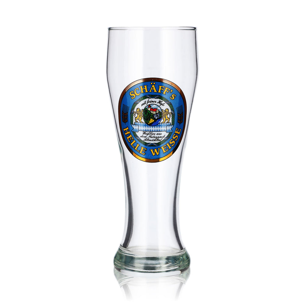 Schäffs Bier Glas 0,3l Weizenglas Weizenbierglas Hefeweizenglas