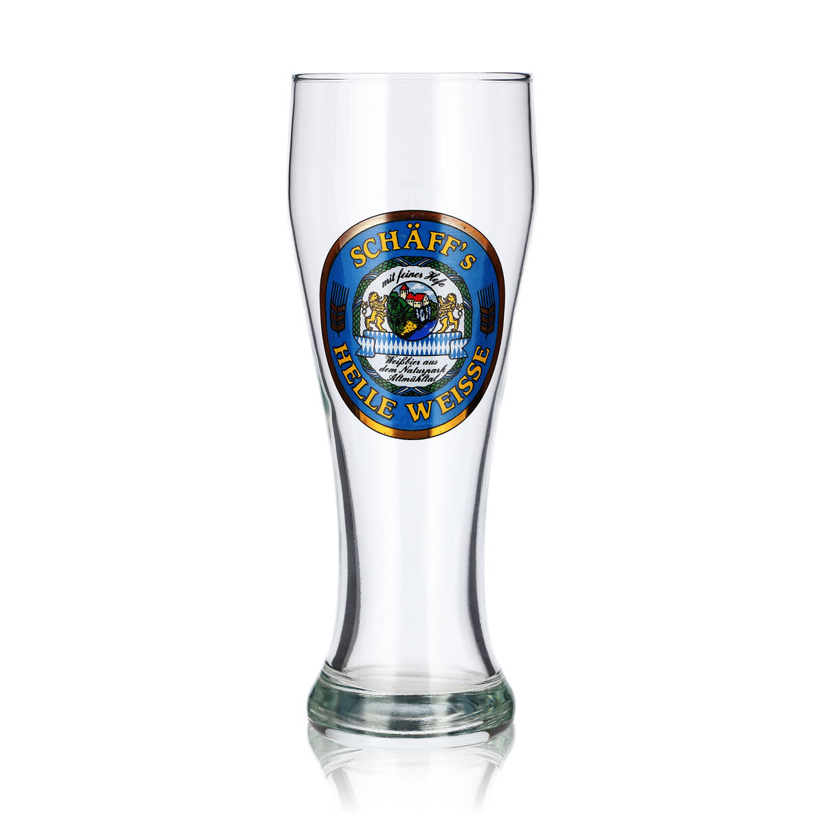 Schäffs Bier Glas 0,3l Weizenglas Weizenbierglas Hefeweizenglas