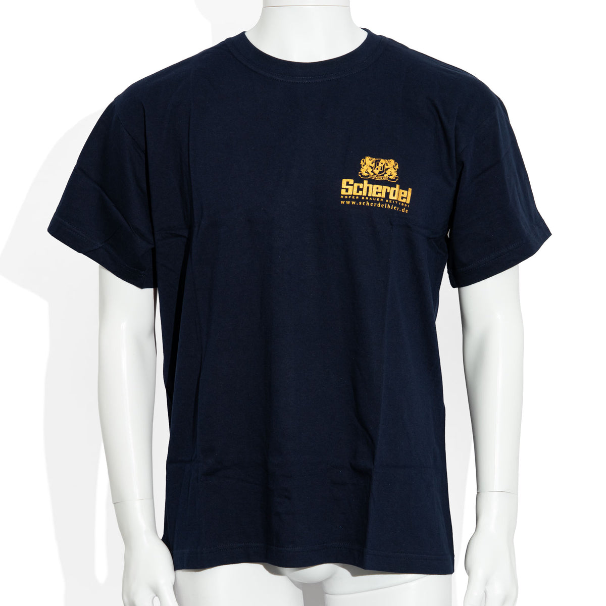 Scherdel Bier Glas L Baumwolle T-Shirt