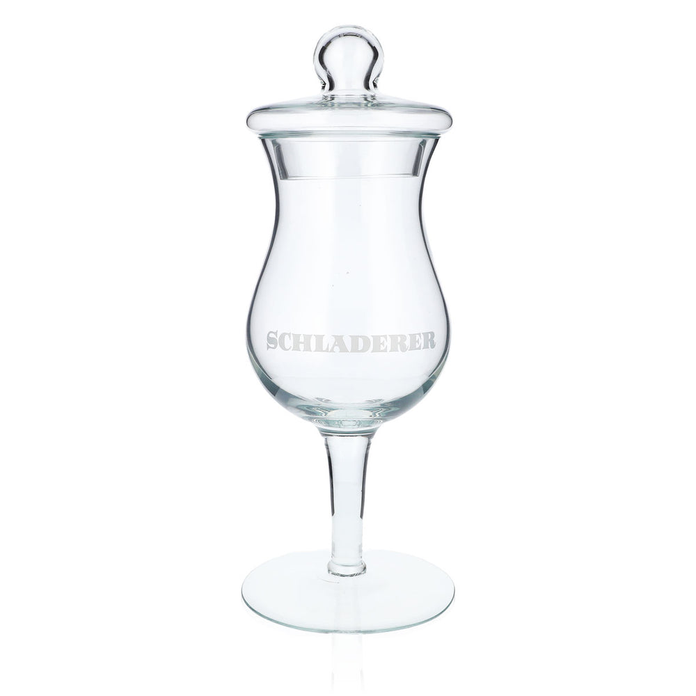 Schladerer Likör XXXL Schnaps Glas Mega Stamper mit Deckel Pokal 33cm