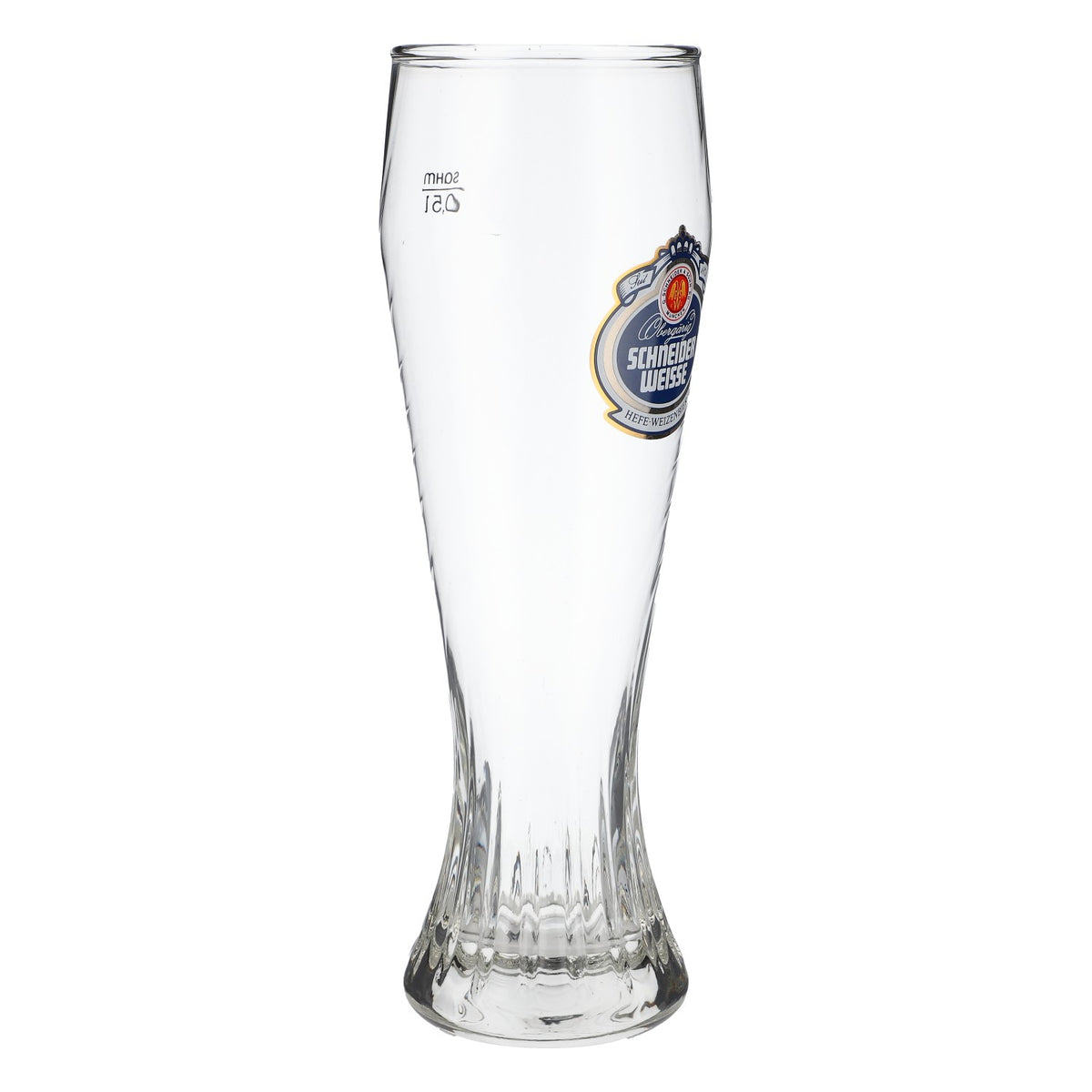Schneider Weisse Bier Glas 0,5l Gläser Pokal Einzel-Logo Hefe-Weizenbier – Ansicht 2