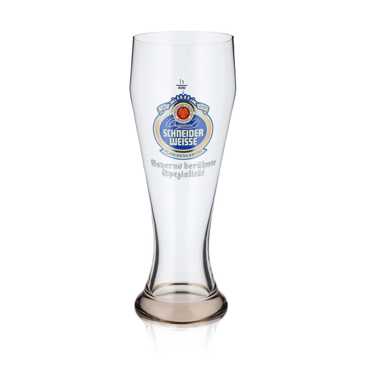 Schneider Weisse XXL Bierglas 2l Riesen Bierglas Weißbierglas