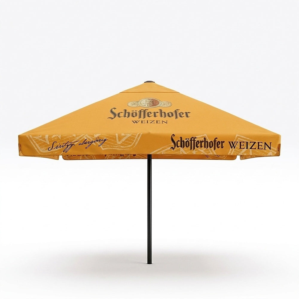 Schöfferhofer Bier Sonnenschirm 3x3m Brauerei Gastro Biergarten Schirm