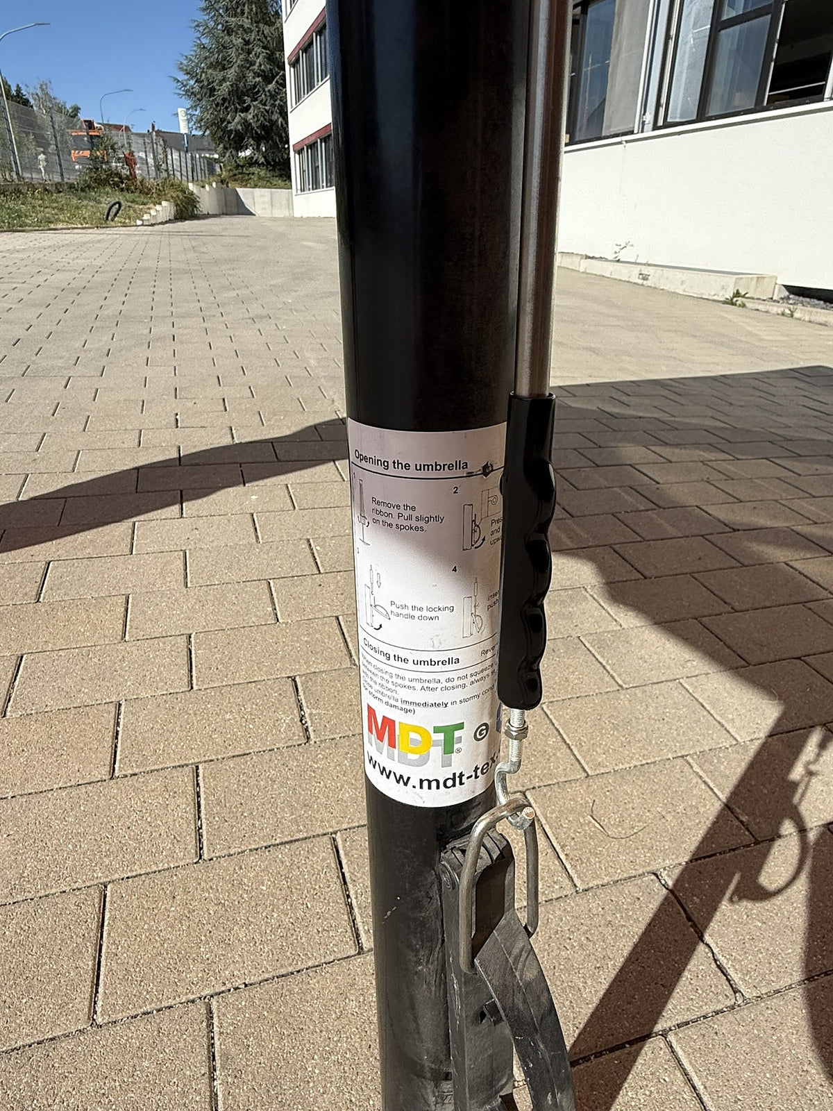 Schöfferhofer Bier Sonnenschirm 3x3m Brauerei Gastro Biergarten Schirm – Ansicht 3