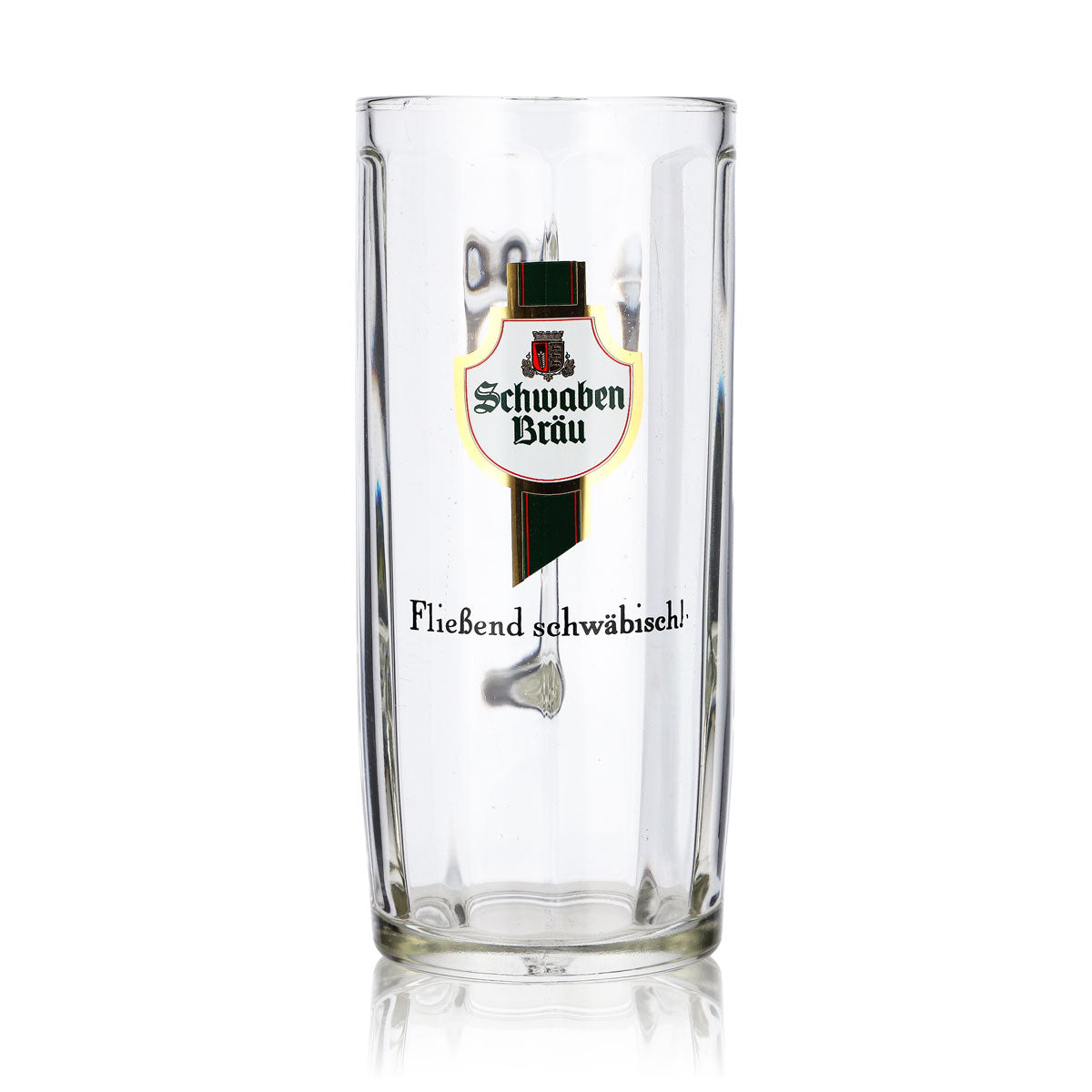 Schwaben Bräu Bier Glas 0,5l Krug sahm