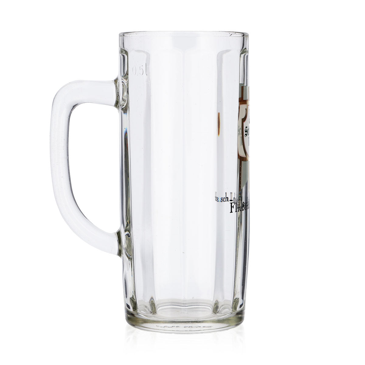 Schwaben Bräu Bier Glas 0,5l Krug sahm – Ansicht 3