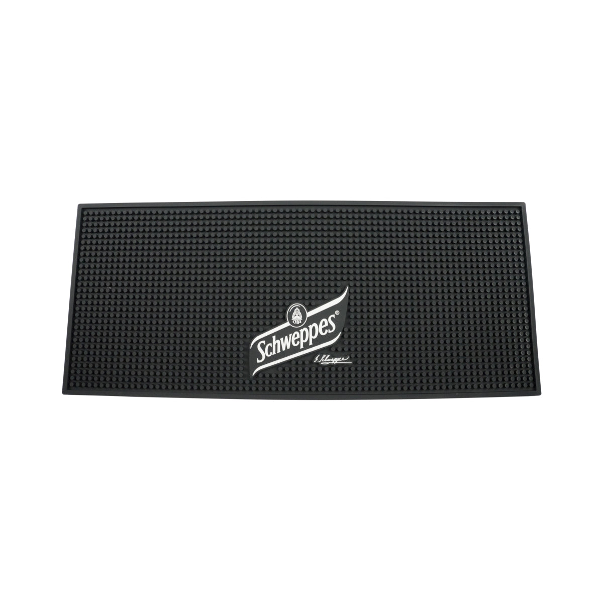 Schweppes Barmatte Gummi Antirutsch Bar Runner Mat Abtropf Matte Gläser Gastro