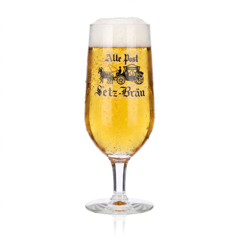 Setz-Bräu Bier Glas Pokal 0,25l Alte Post