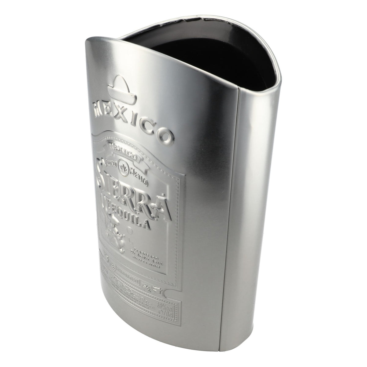 Sierra Tequila Flaschenkühler Flaschenhalter Silber Getränkekühler Isolierbox – Ansicht 2
